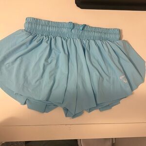 Blue Butterfly style shorts size: adult small